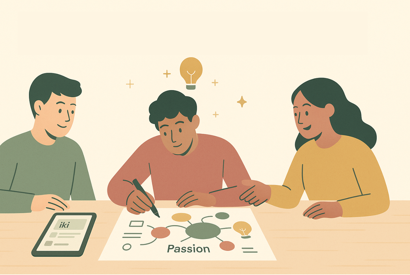 Team working together
